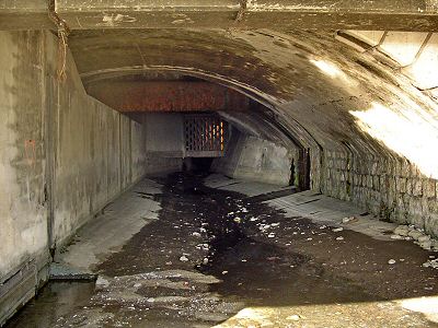 Canal souterrain ouest - West underground canal