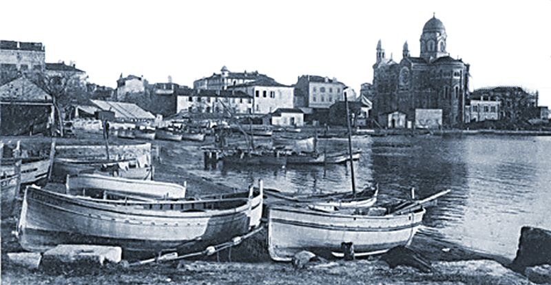 Le port vers 1900 - The harbour around 1900
